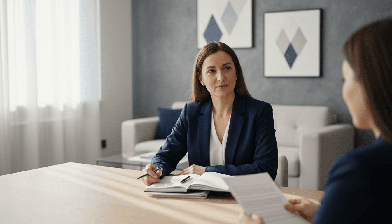 Employment law specialist during workplace dispute consultation