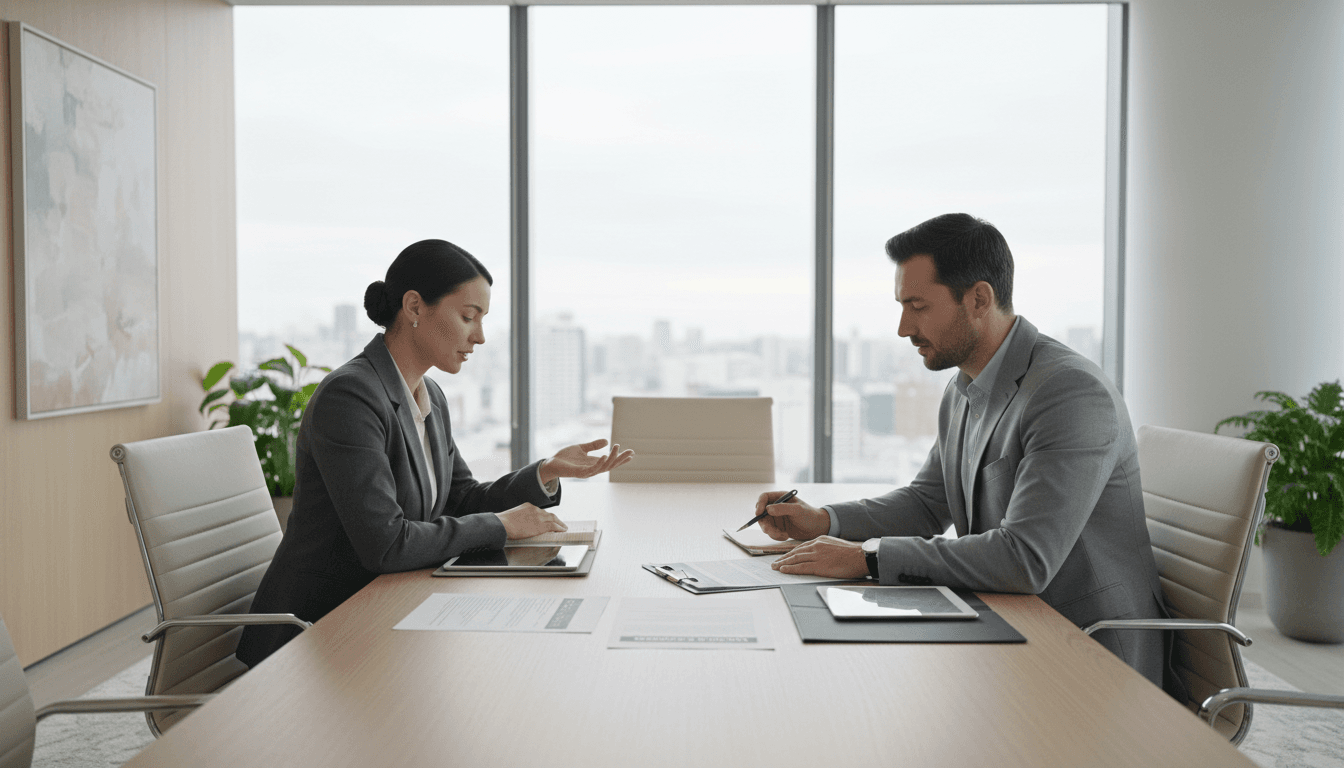 Contract Negotiation - Professional Legal Discussion of Commercial Agreement Terms