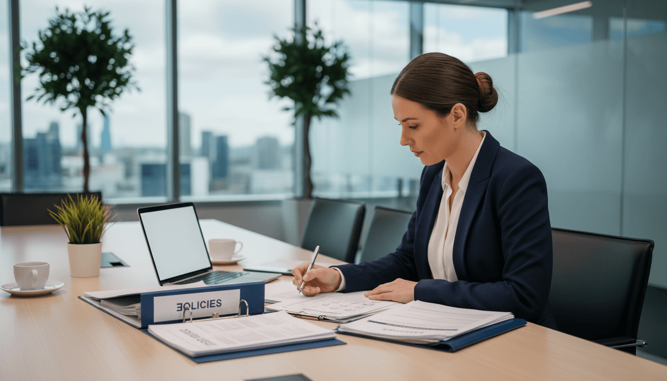 Employment law compliance audit in progress